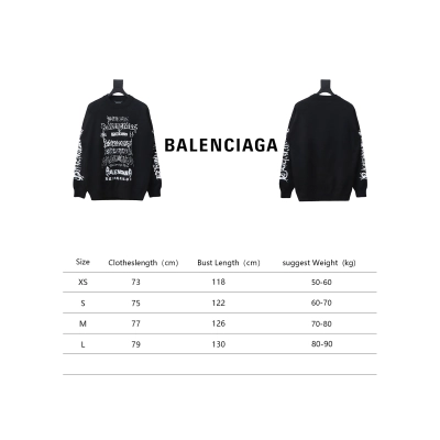 Balenciaga Flame Logo Printed Sweater 02
