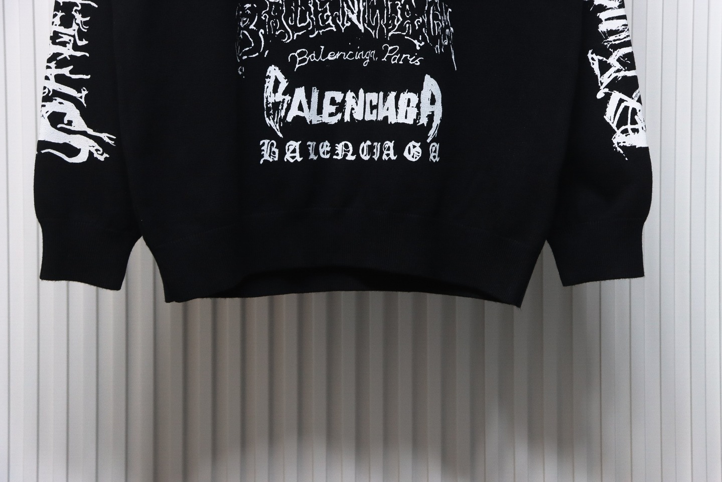 Balenciaga Flame Logo Printed Sweater