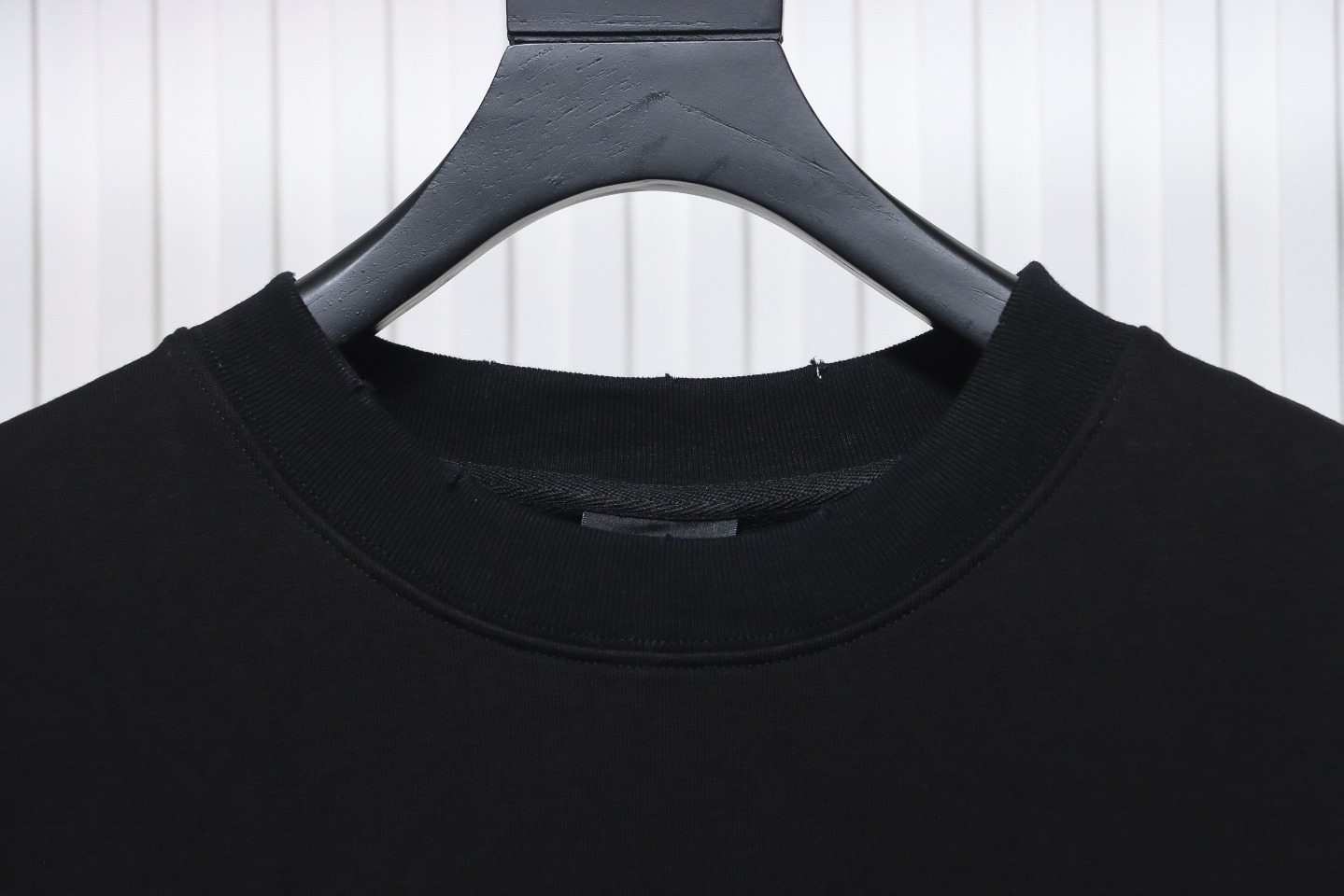 Balenciaga Floral Paper Tape Round Neck Hoodie White Text