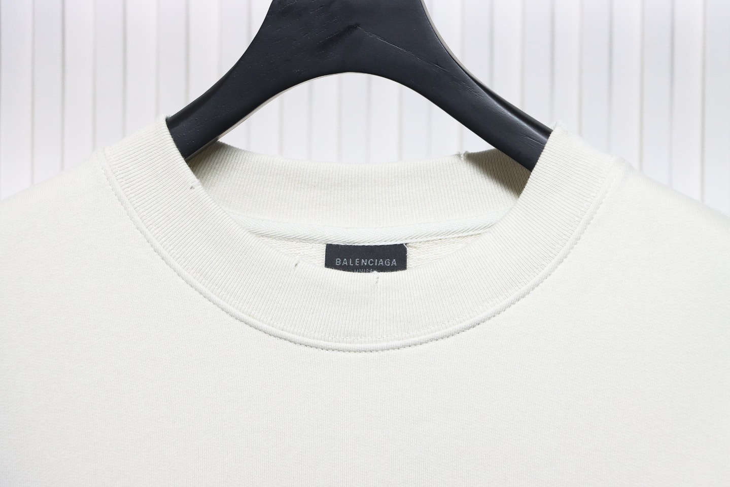 Balenciaga Floral Paper Tape Round Neck Hoodie Yellow Green Text