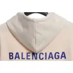Balenciaga Front And Back Letter Printed Hoodie
