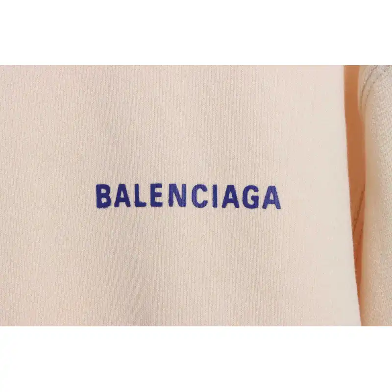Balenciaga Front And Back Letter Printed Hoodie