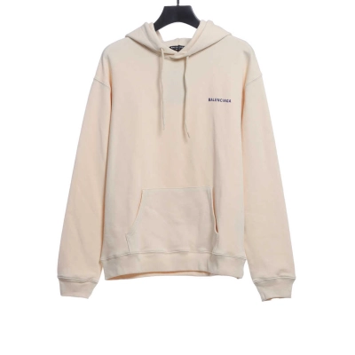 Balenciaga Front And Back Letter Printed Hoodie 01
