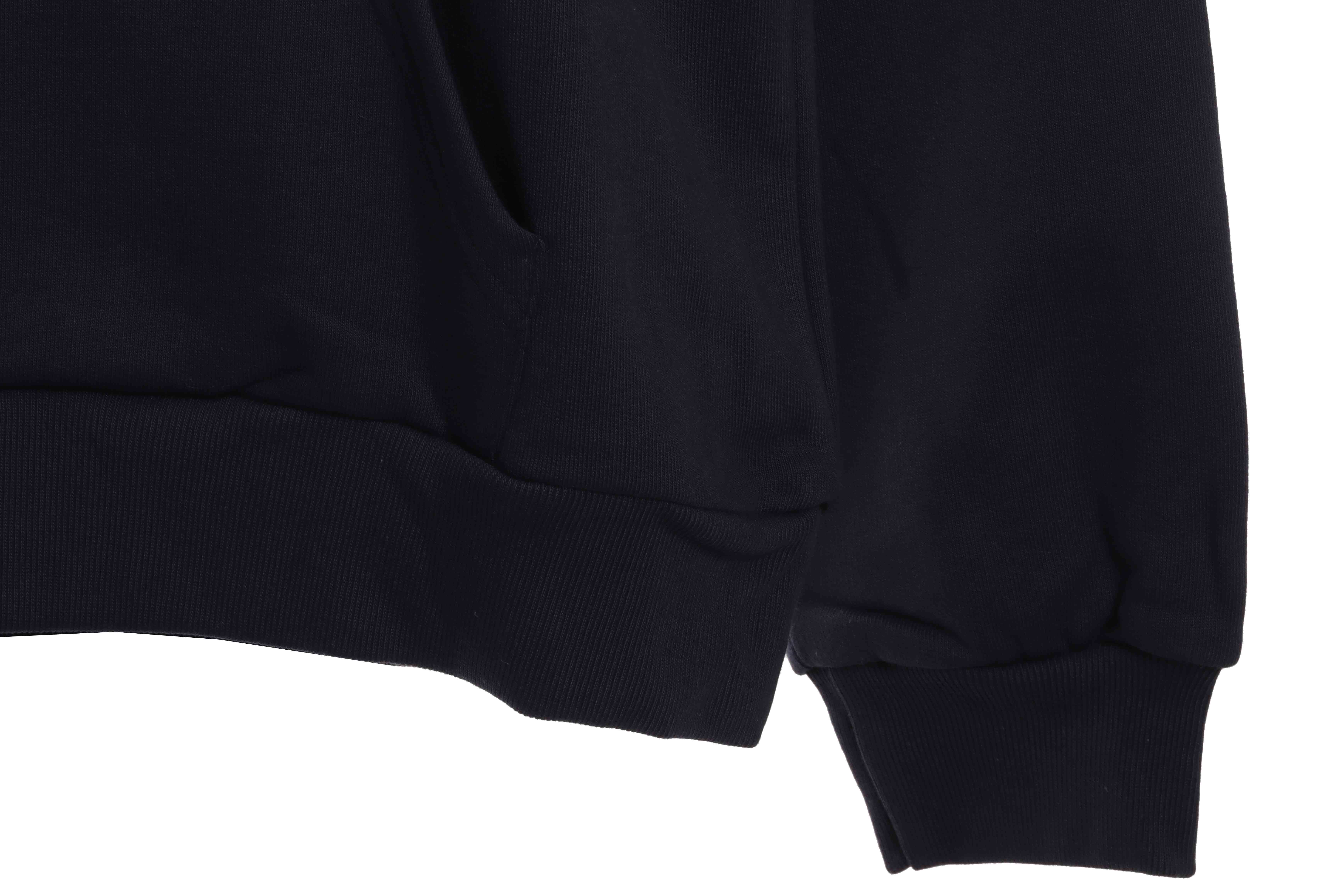 Balenciaga Front And Rear Red Double M Hoodie