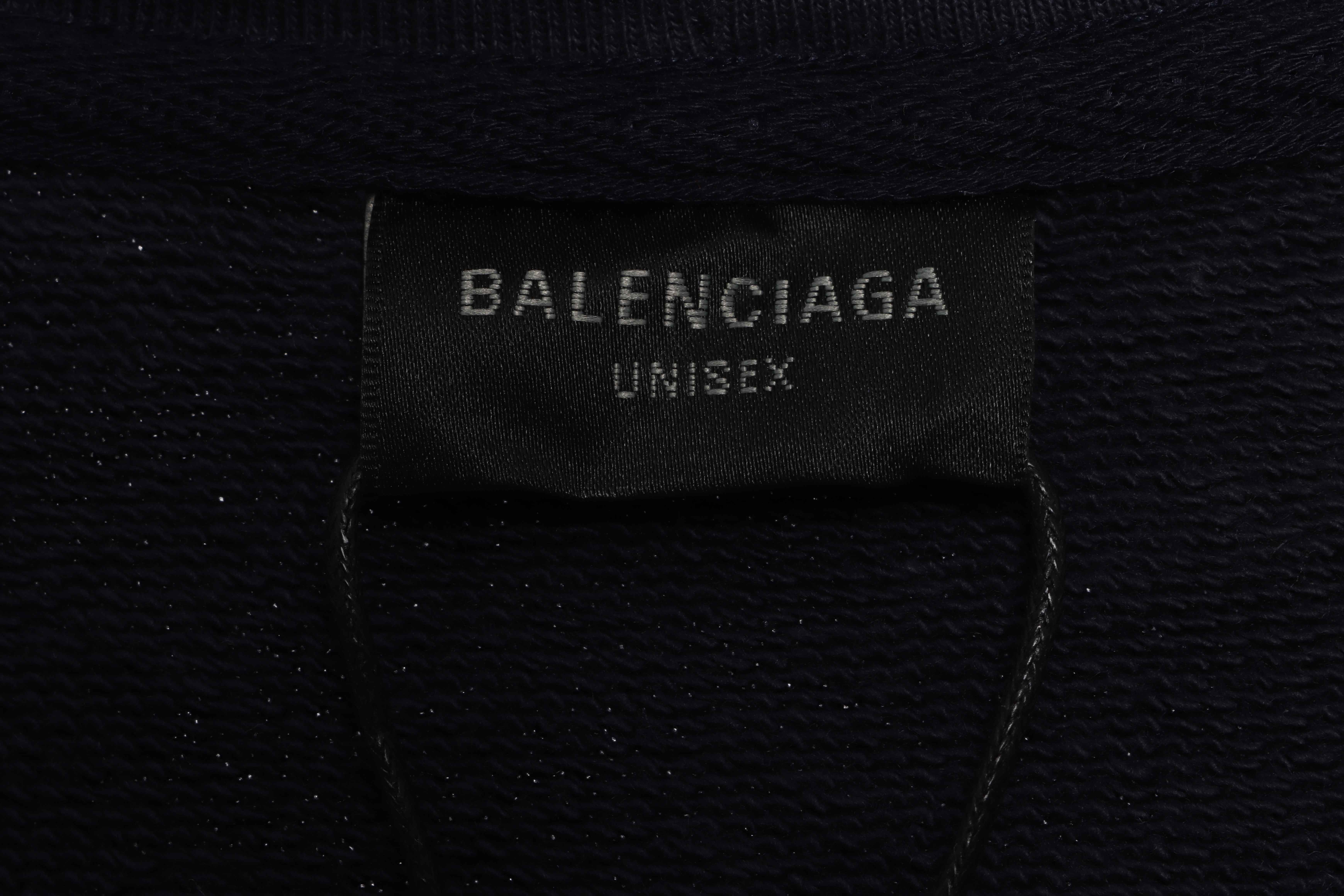 Balenciaga Front And Rear Red Double M Hoodie