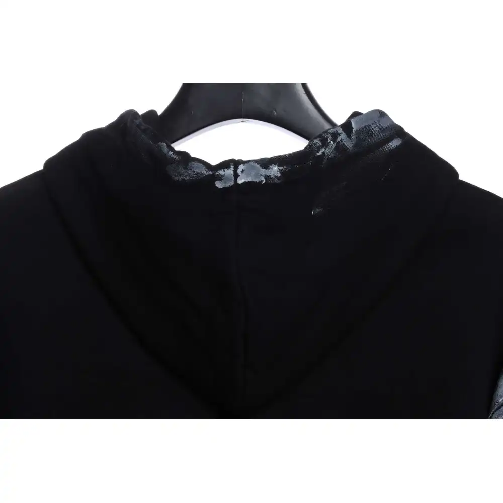 Balenciaga Graffiti Splashed Ink Hoodie