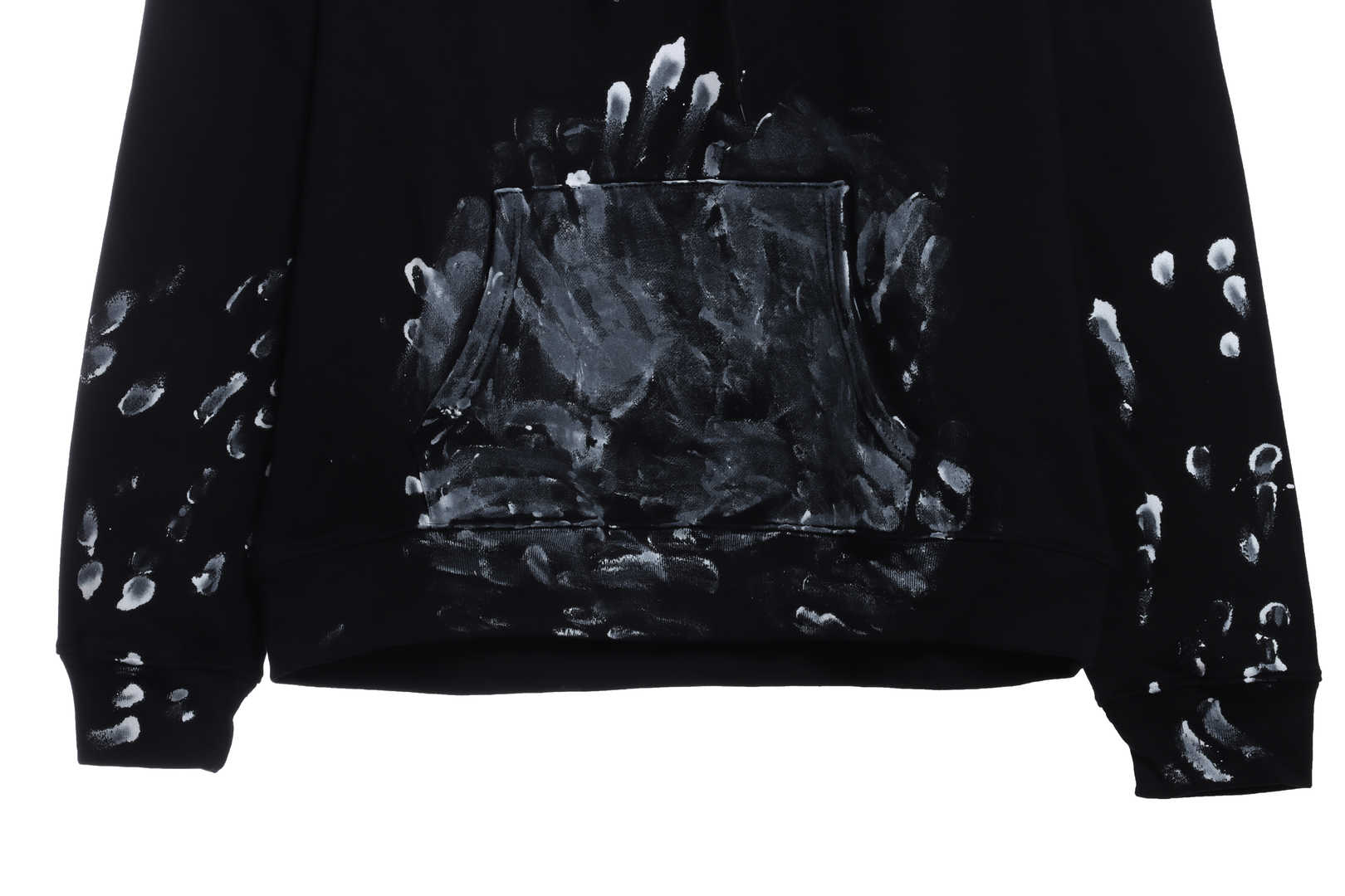 Balenciaga Graffiti Splashed Ink Hoodie