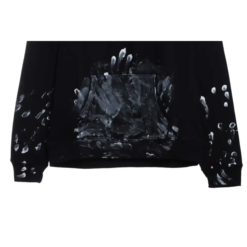 Balenciaga Graffiti Splashed Ink Hoodie