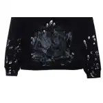 Balenciaga Graffiti Splashed Ink Hoodie