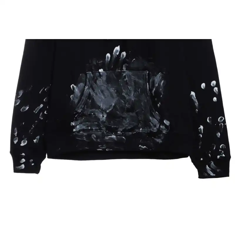 Balenciaga Graffiti Splashed Ink Hoodie