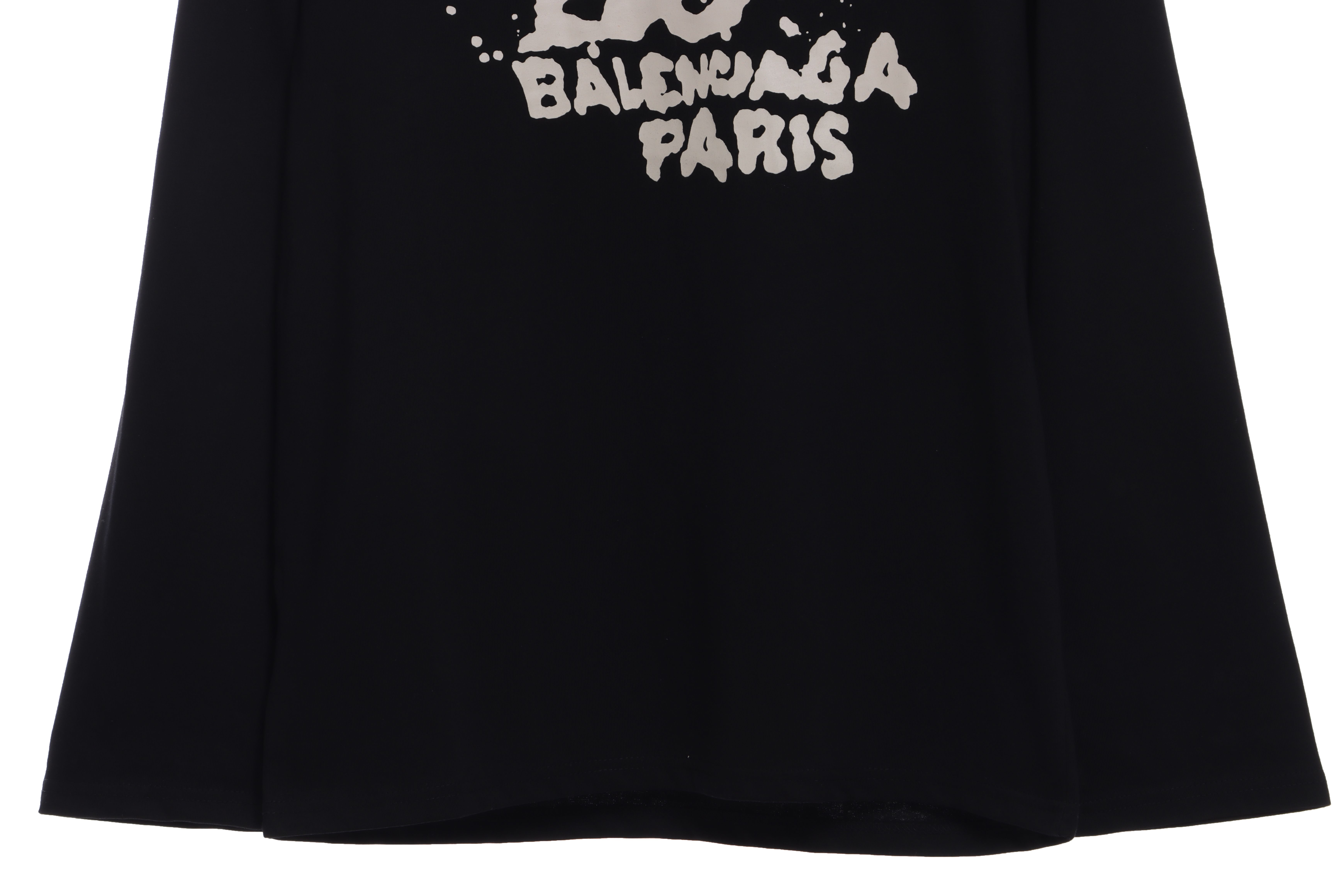 Balenciaga HAND Double B Graffiti Hoodie Black 