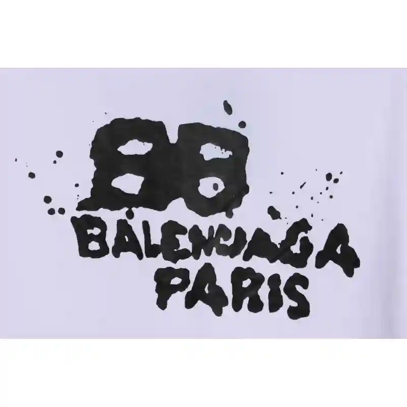 Balenciaga HAND Double B Graffiti Hoodie White 