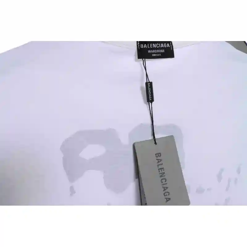 Balenciaga HAND Double B Graffiti Hoodie White 