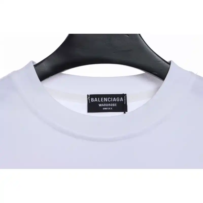 Balenciaga HAND Double B Graffiti Hoodie White 