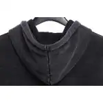 Balenciaga Heavy Industry Washed Pocket Embroidered Hoodie