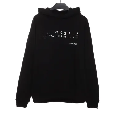 Balenciaga Incomplete Letter Hoodie 01