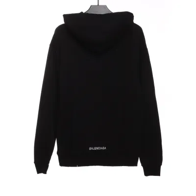 Balenciaga Qixi Limited Embroidery Hoodie 02