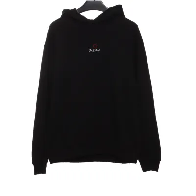 Balenciaga Qixi Limited Embroidery Hoodie 01