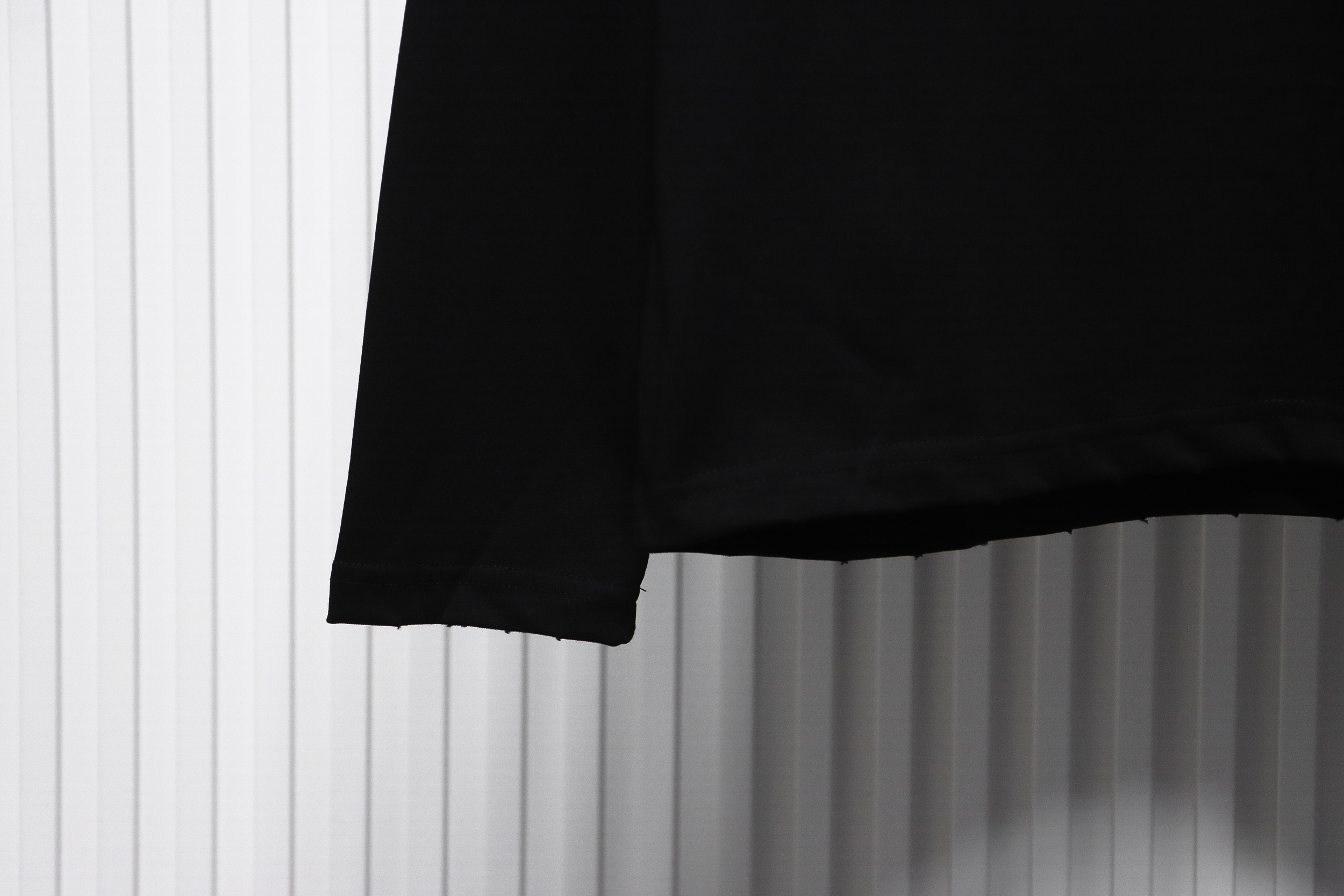 Balenciaga 24S Letter Round Neck Hoodie Black