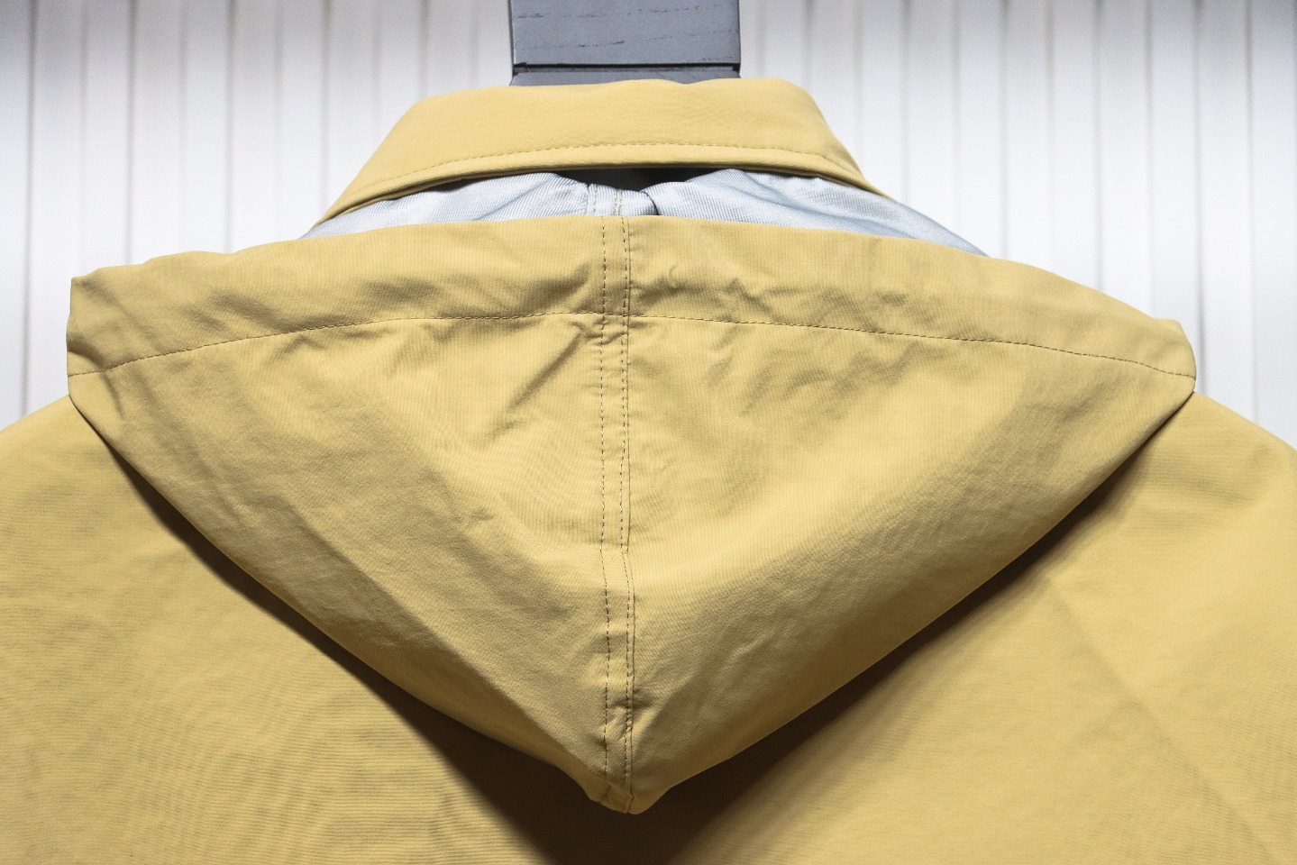 Balenciaga 23 Hooded Stand-Up Collar With Letters On The Back Jacket Yellow