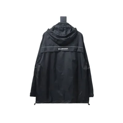 Balenciaga 23FW Half Zip Jacket With Stowable Hood 02