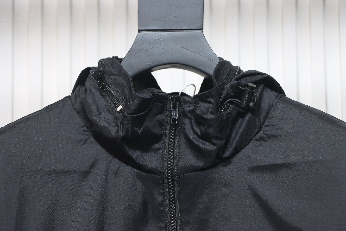 Balenciaga 23FW Half Zip Jacket With Stowable Hood