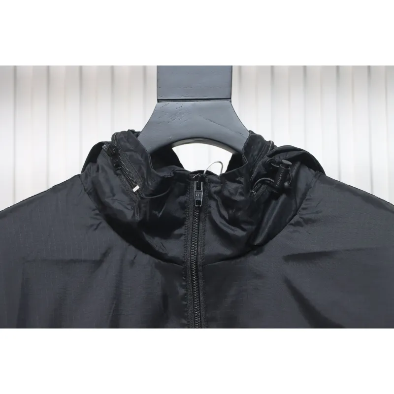Balenciaga 23FW Half Zip Jacket With Stowable Hood