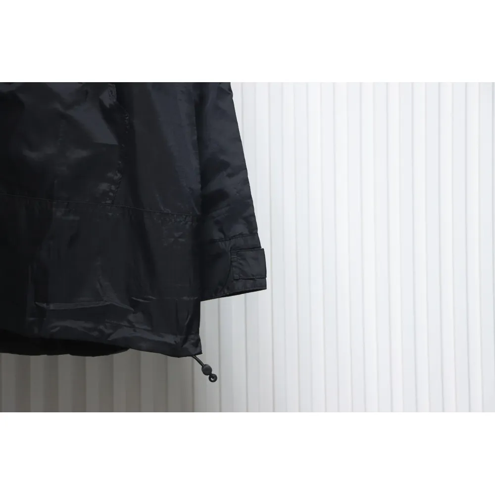 Balenciaga 23FW Half Zip Jacket With Stowable Hood