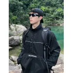 Balenciaga 23FW Half Zip Jacket With Stowable Hood