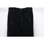 Balenciaga 23ss Show Mud-Dyed Knife-Cut Damaged Jeans