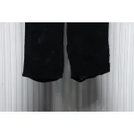 Balenciaga 23ss Show Mud-Dyed Knife-Cut Damaged Jeans