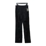 Balenciaga 23ss Show Mud-Dyed Knife-Cut Damaged Jeans