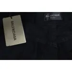 Balenciaga 23ss Show Mud-Dyed Knife-Cut Damaged Jeans