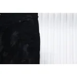 Balenciaga 23ss Show Mud-Dyed Knife-Cut Damaged Jeans