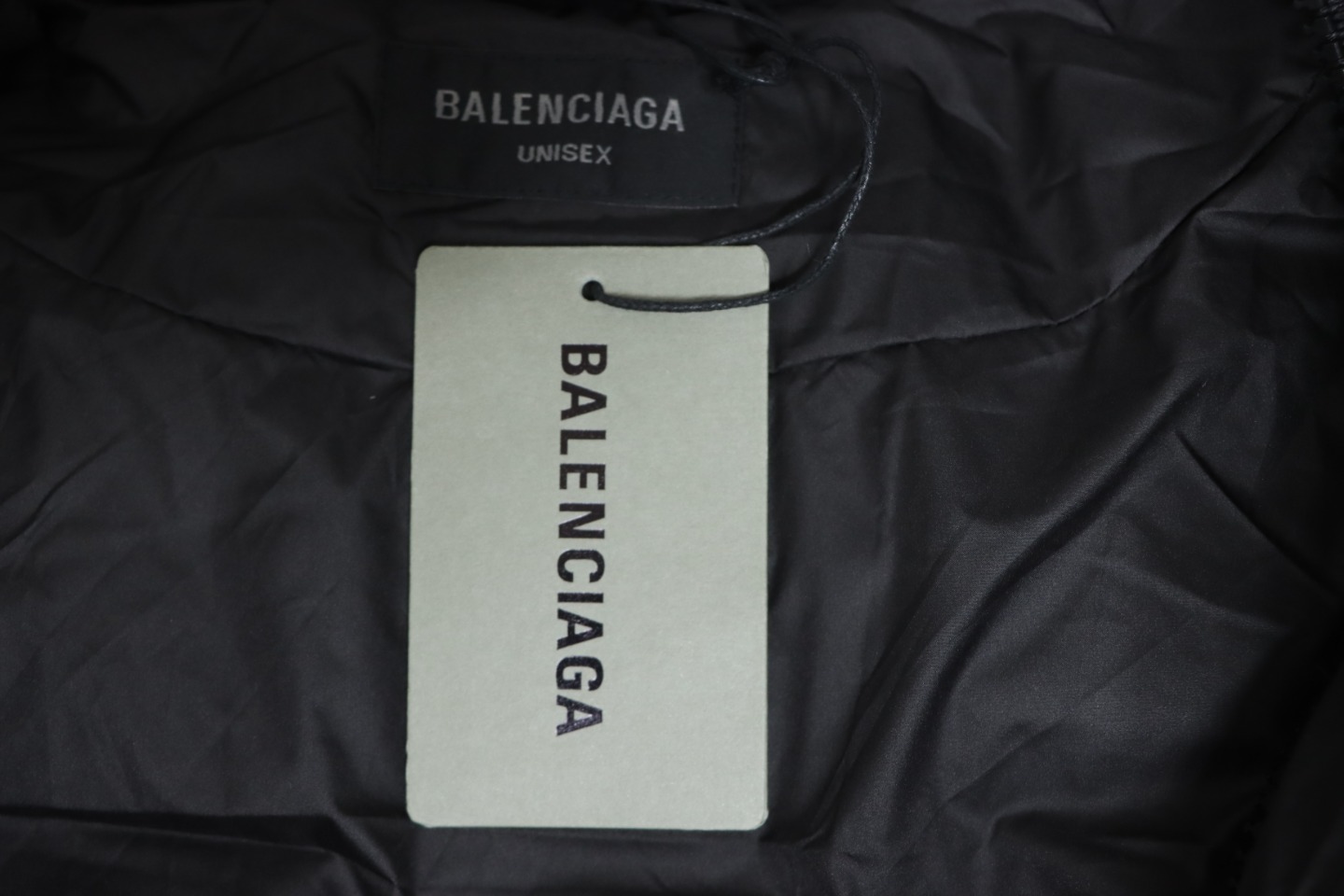 Balenciaga 24 Styles Of Flame Back Down Vest Black