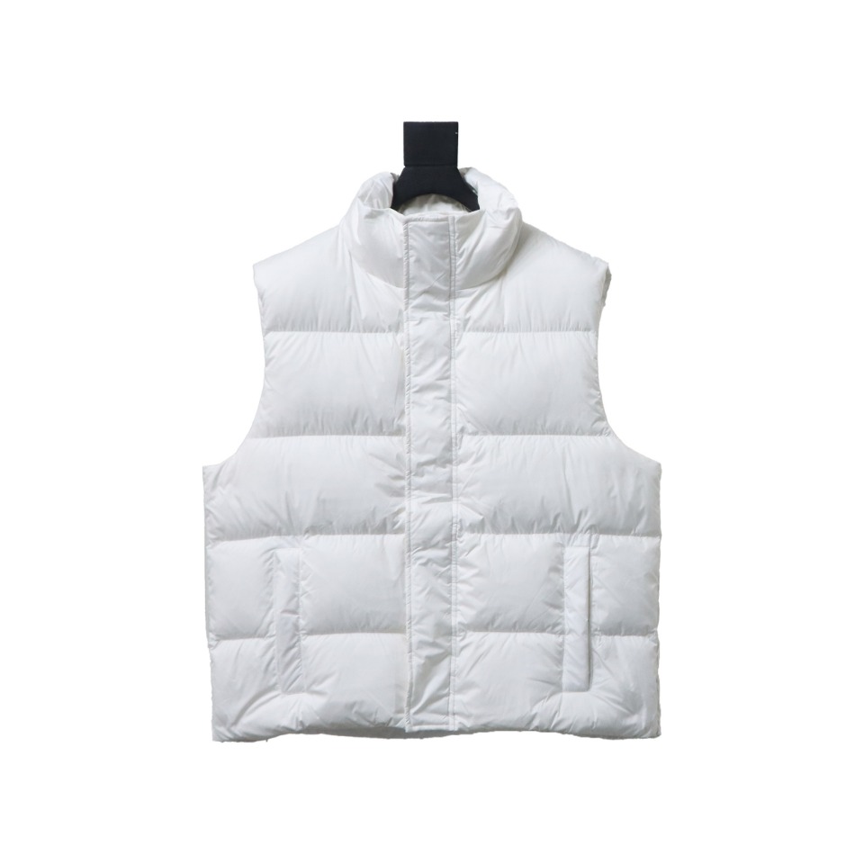 Balenciaga 24 Styles Of Flame Back Down Vest White
