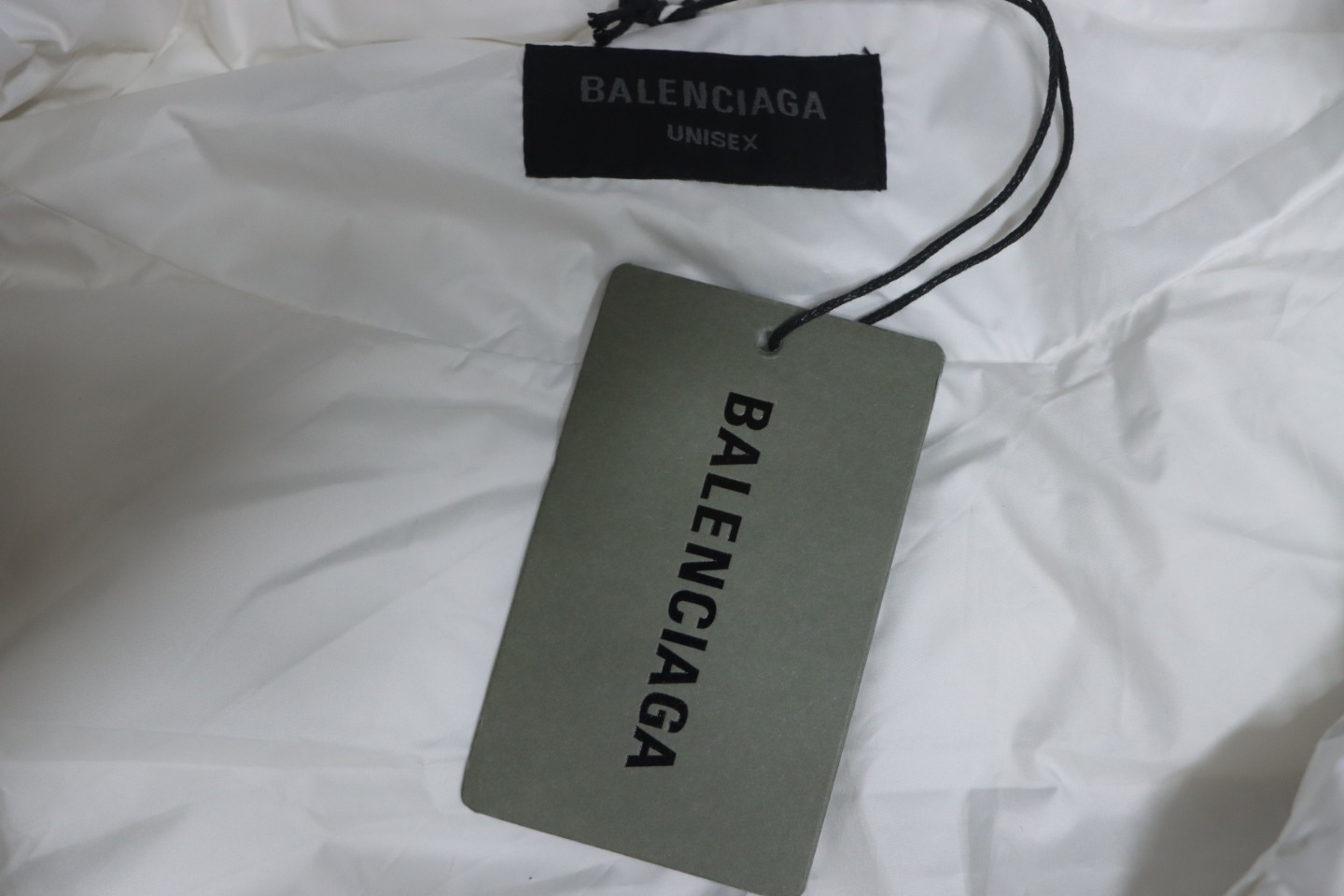 Balenciaga 24 Styles Of Flame Back Down Vest White