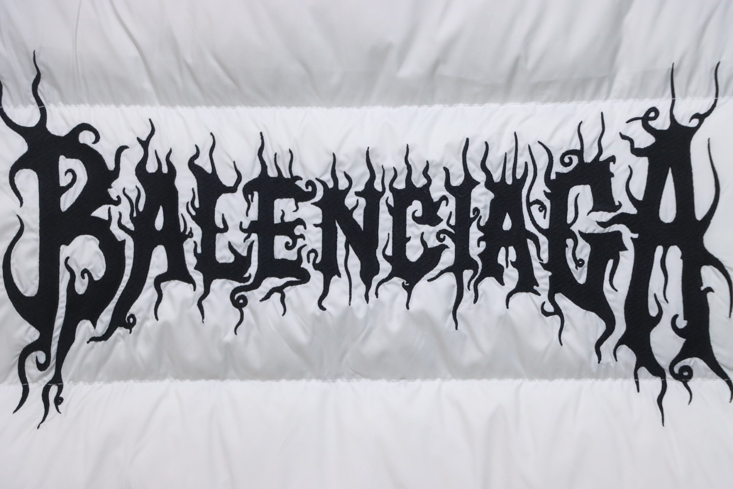 Balenciaga 24 Styles Of Flame Back Down Vest White