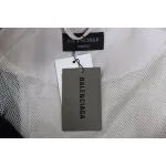 Balenciaga 24FW 3B Red And White Stitching Hooded Sports Suit Jacket