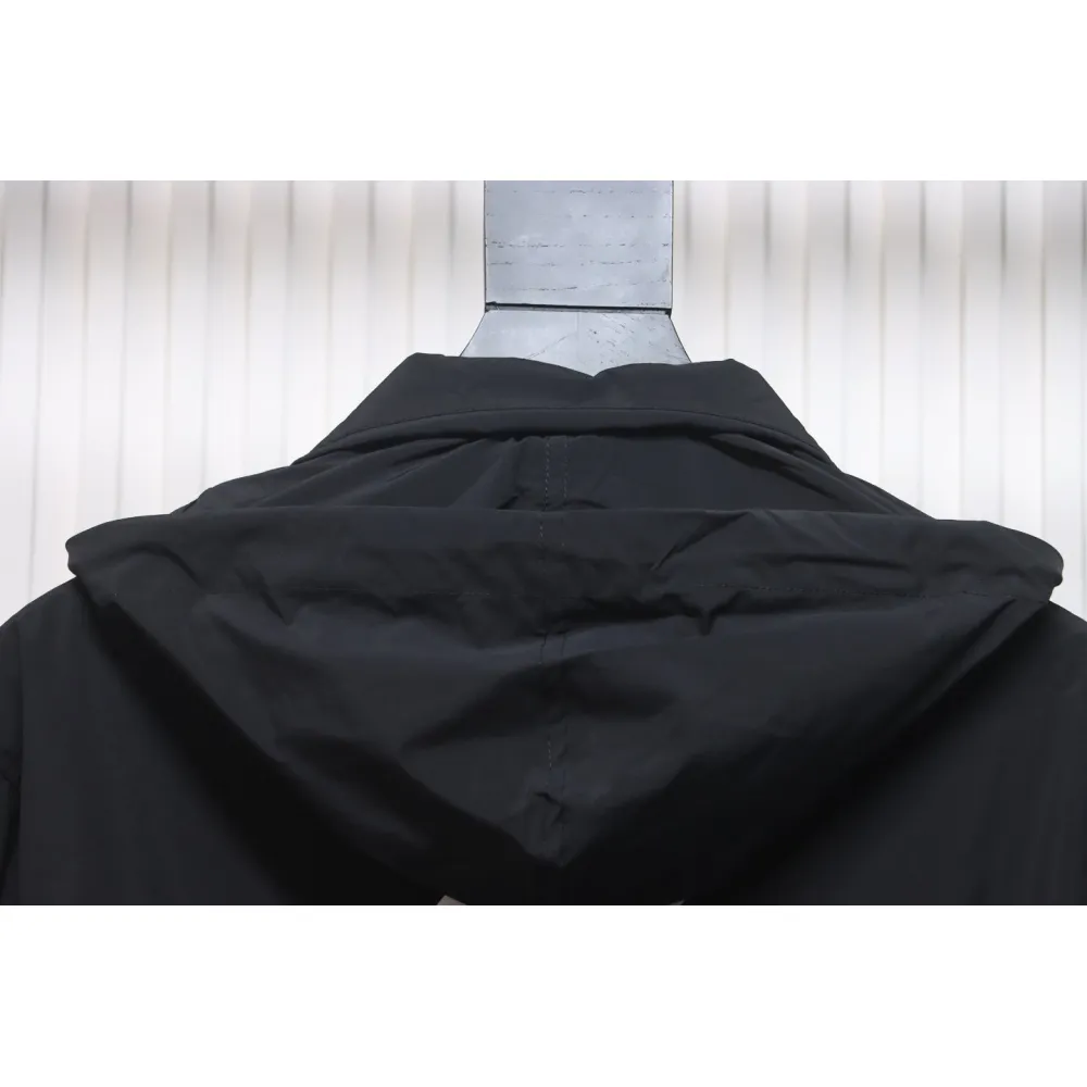 Balenciaga 24FW IB Logo Laser Reflective Print Waterproof Jacket