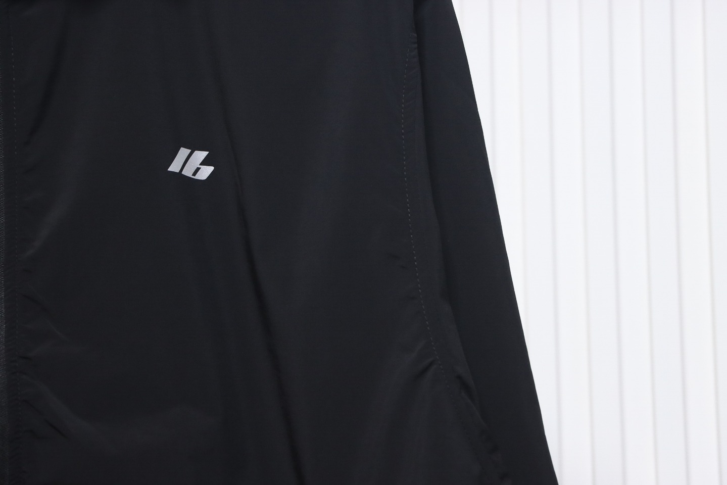 Balenciaga 24FW IB Logo Laser Reflective Print Waterproof Jacket