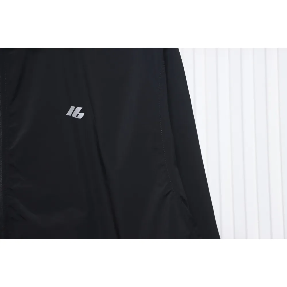 Balenciaga 24FW IB Logo Laser Reflective Print Waterproof Jacket