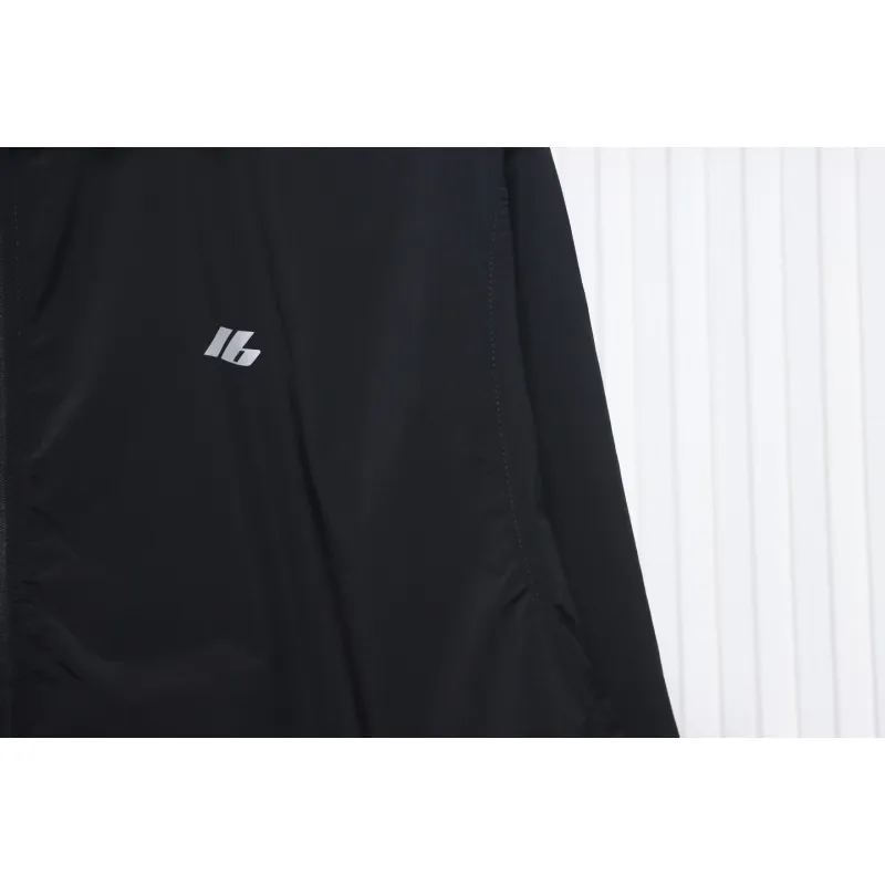 Balenciaga 24FW IB Logo Laser Reflective Print Waterproof Jacket