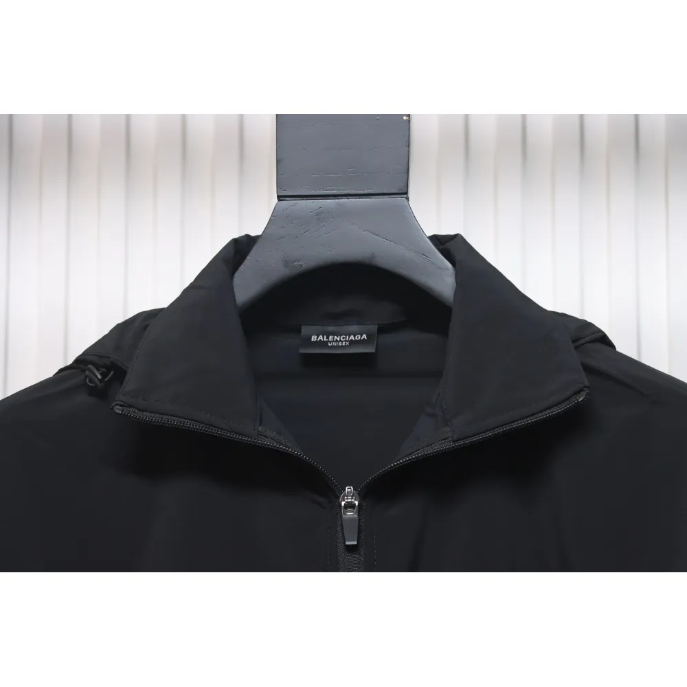 Balenciaga 24FW IB Logo Laser Reflective Print Waterproof Jacket