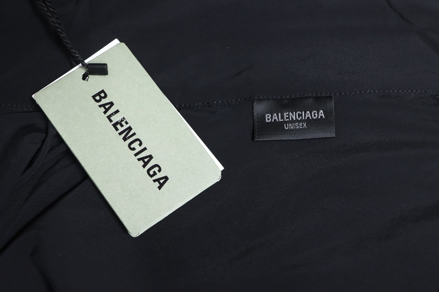 Balenciaga 24FW IB Logo Laser Reflective Print Waterproof Jacket