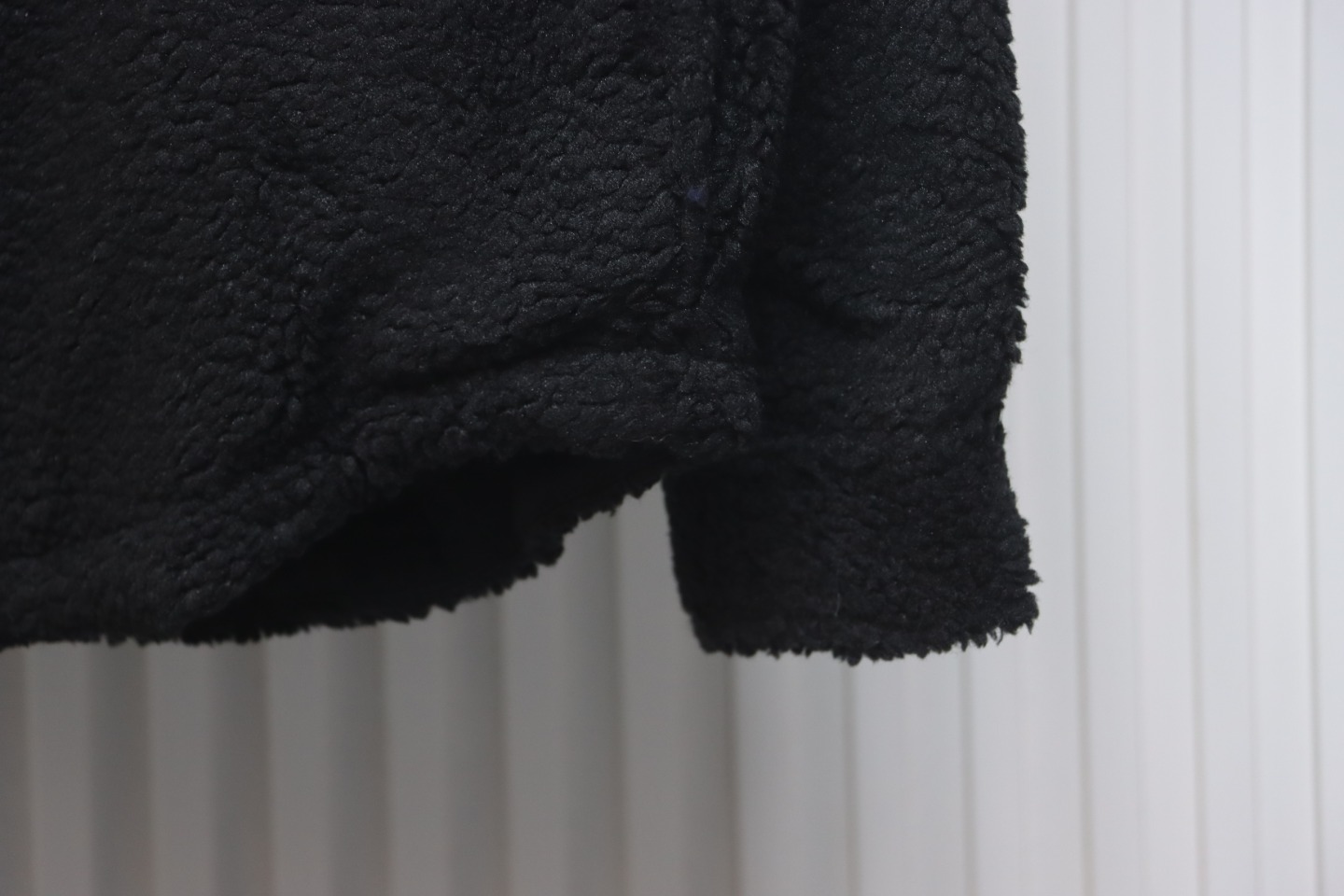 Balenciaga 24FW Lambswool Shirt-Style Quilted Jacket Black