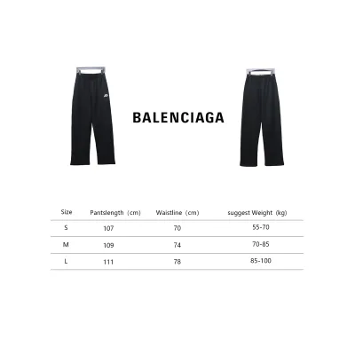 Balenciaga 24FW LB Reflective Logo Trousers 02