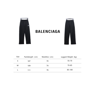 Balenciaga 24FW LB Reflective Logo Trousers 02