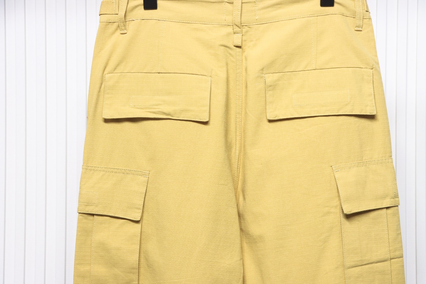 Balenciaga 24FW Paneled Wide-Leg Distressed Jeans