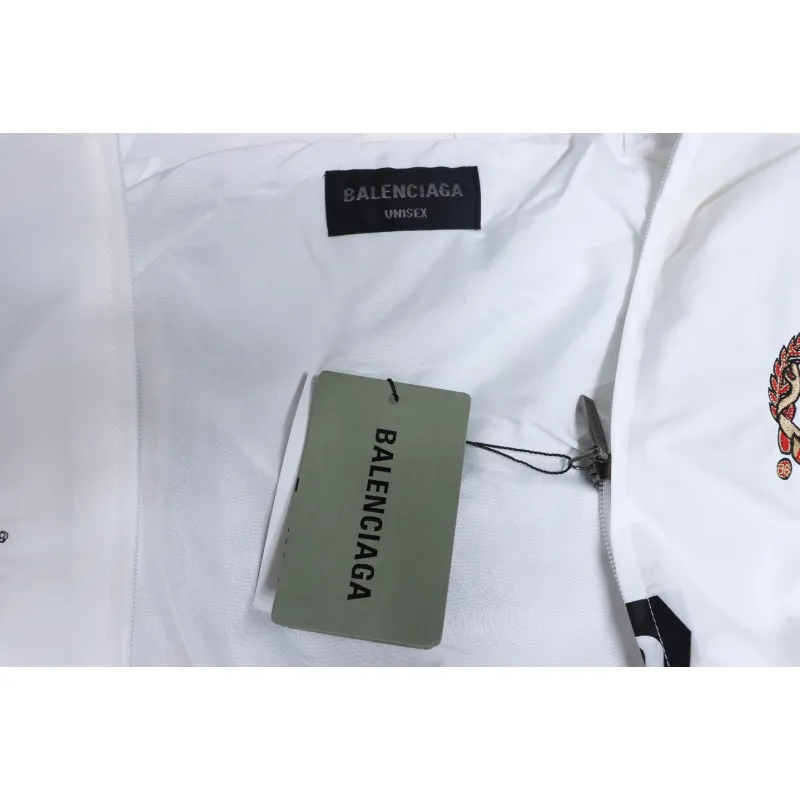 Balenciaga 24SS 76 Manchester United Embroidered Panel Jacket